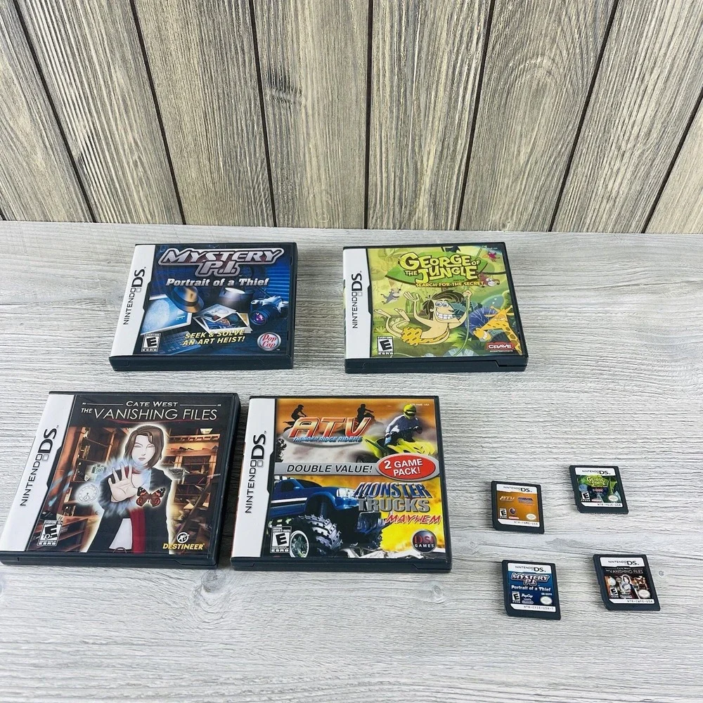 Lot Of 4 Nintendo DS Games Complete Tested Working